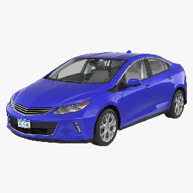 Generic Hybrid Car Simple Interior